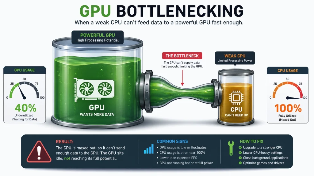 GPU bottlenecking explained
