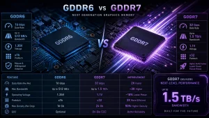 GDDR6 vs GDDR7