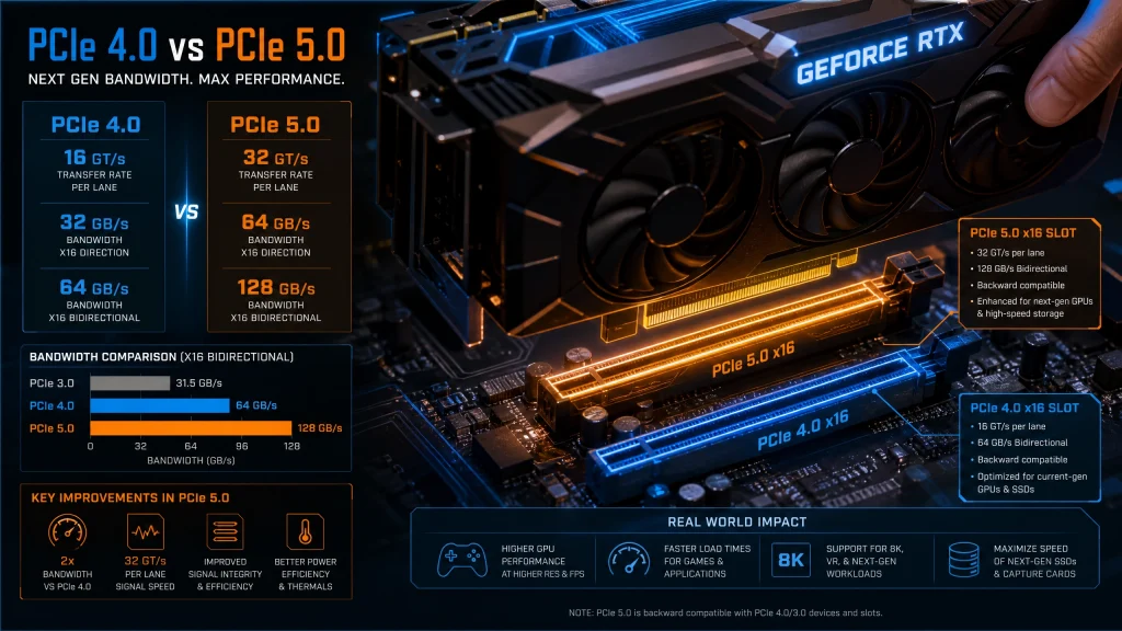 PCIe 4.0 vs 5.0 GPU